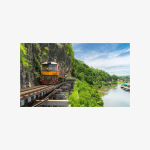 Historic Kanchanaburi: Train, Boat & Skywalk + Lunch From Bangkok